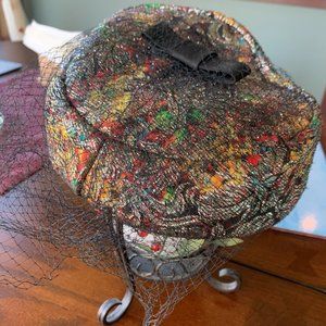 Vintage brocade hat